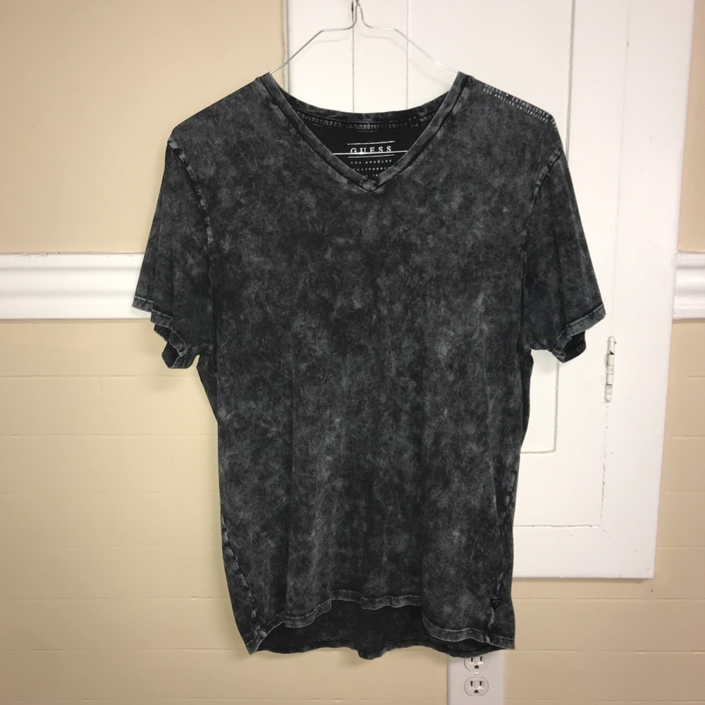 Men’s Guess blue marble T shirt